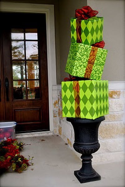 10 ideas of beautifying your outdoor for Christmas homesthetics decor 7