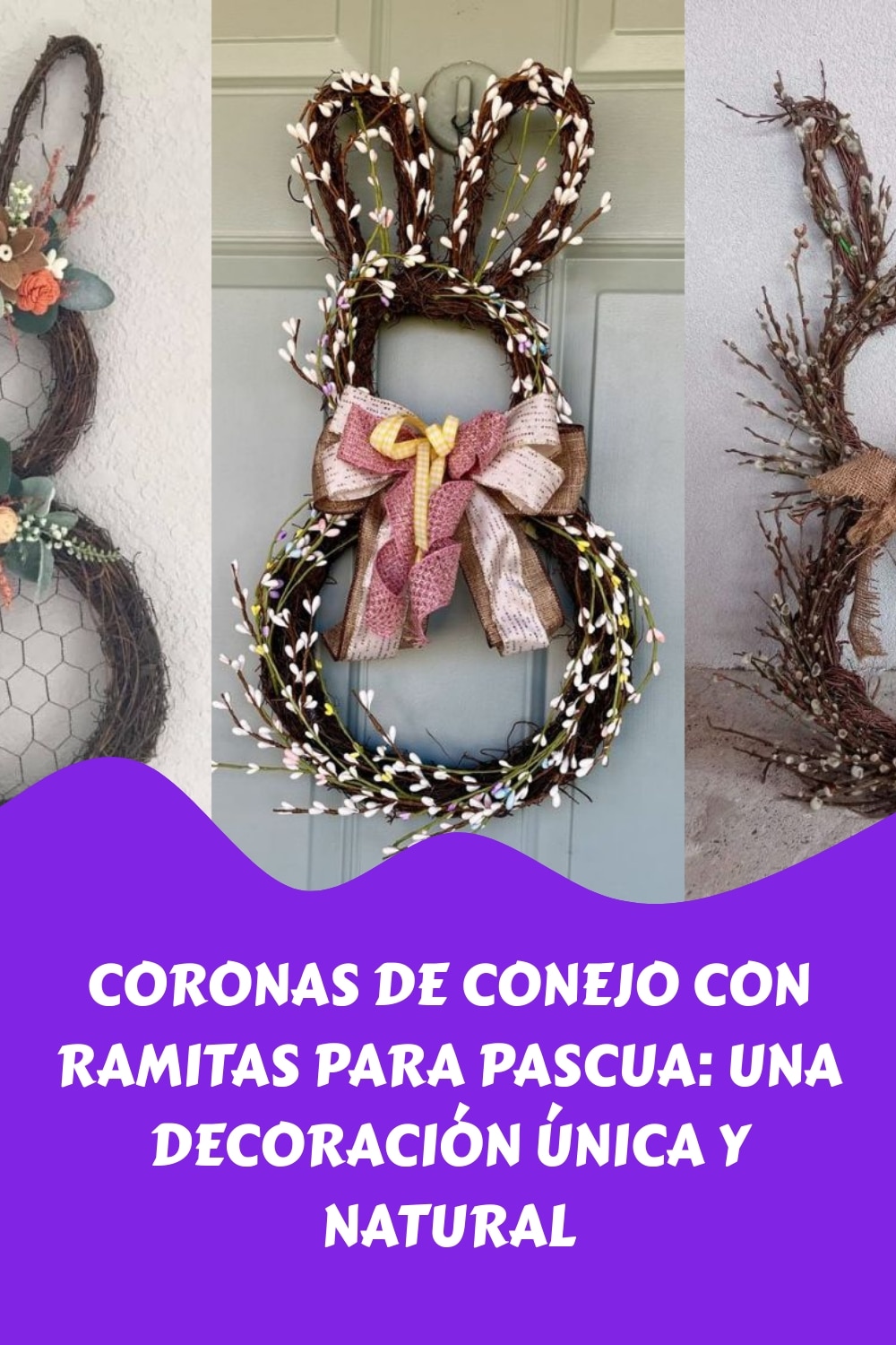 Coronas de Conejo con Ramitas para Pascua Una Decoracion Unica y Natural generated pin 16940