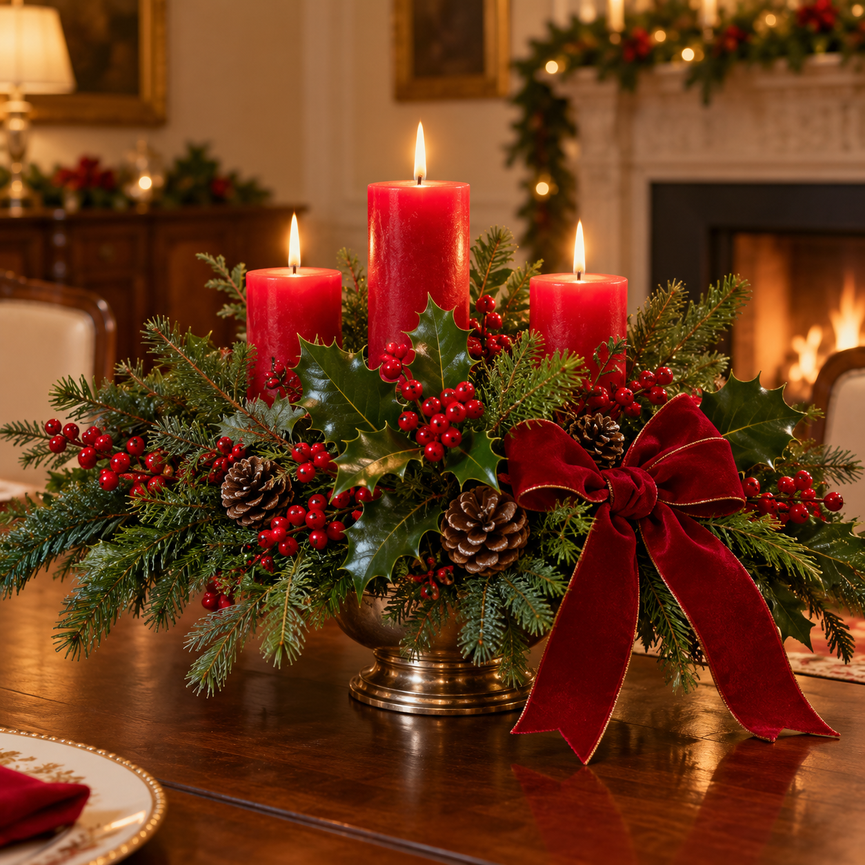 Hermosos arreglos navideños: ideas elegantes, rústicas y fáciles para decorar tu hogar Hermosos arreglos navideños: ideas elegantes, rústicas y fáciles para decorar tu hogar Hermosos arreglos navidenos 3