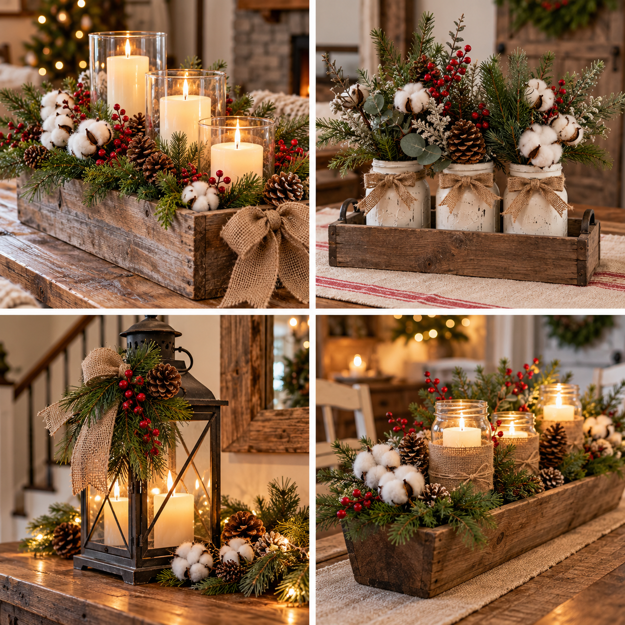 Hermosos arreglos navideños: ideas elegantes, rústicas y fáciles para decorar tu hogar Hermosos arreglos navideños: ideas elegantes, rústicas y fáciles para decorar tu hogar Hermosos arreglos navidenos 5