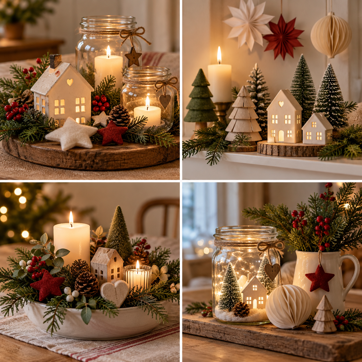 Hermosos arreglos navideños: ideas elegantes, rústicas y fáciles para decorar tu hogar Hermosos arreglos navideños: ideas elegantes, rústicas y fáciles para decorar tu hogar Hermosos arreglos navidenos 8