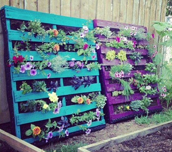 Ideas con palets para tu jardin 4