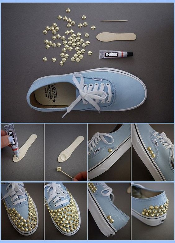 Ideas para decorar zapatillas de forma original 1