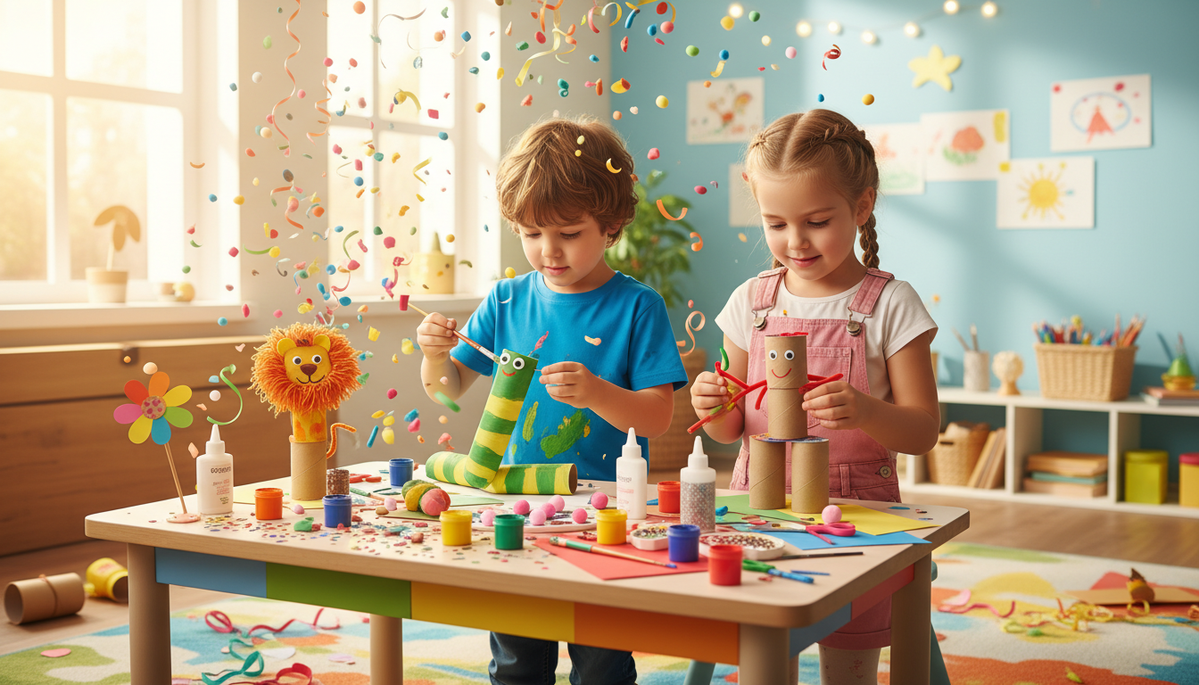 Manualidades creativas con rollos de papel higiénico para niños Manualidades creativas con rollos de papel higiénico para niños
