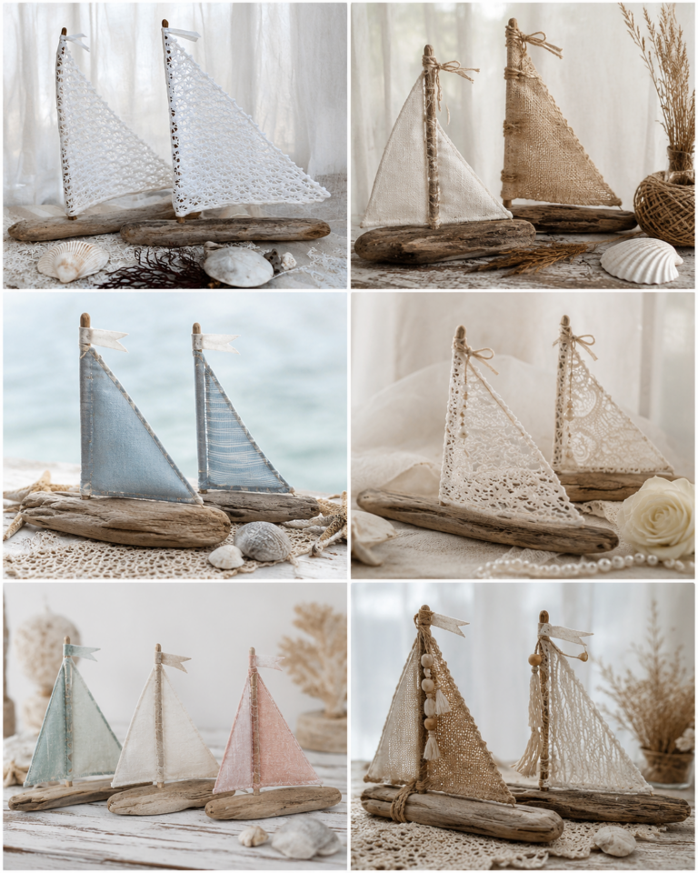 Barcos Decorativos Hechos de Tela y Troncos de Árboles: Ideas Marineras para Decorar con Encanto Natural Barcos Decorativos Hechos de Tela y Troncos de Árboles: Ideas Marineras para Decorar con Encanto Natural barcos decorativos hechos de tela y troncos de arboles 5
