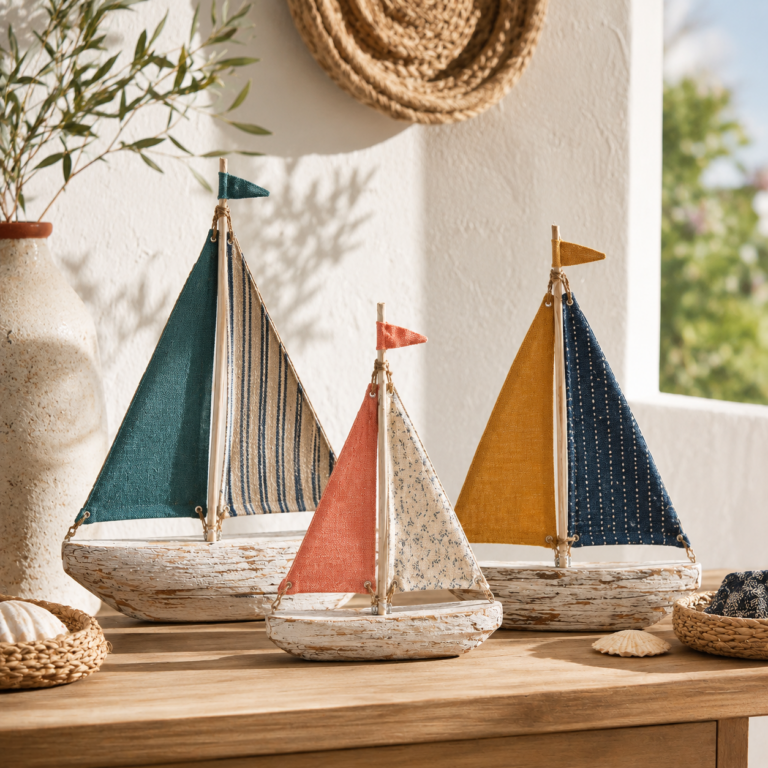 Barcos Decorativos Hechos de Tela y Troncos de Árboles: Ideas Marineras para Decorar con Encanto Natural Barcos Decorativos Hechos de Tela y Troncos de Árboles: Ideas Marineras para Decorar con Encanto Natural barcos decorativos hechos de tela y troncos de arboles 7
