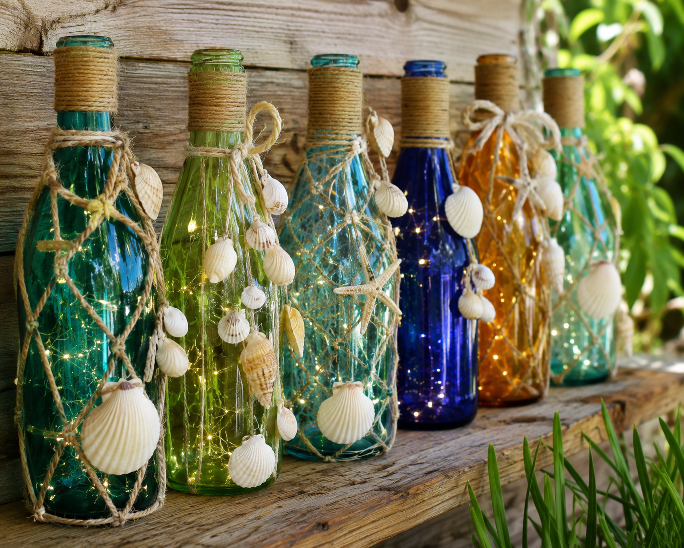 Descubre las botellas de vidrio decoradas con conchas para ti Descubre las botellas de vidrio decoradas con conchas para ti botellas de vidrio decoradas con conchas 1