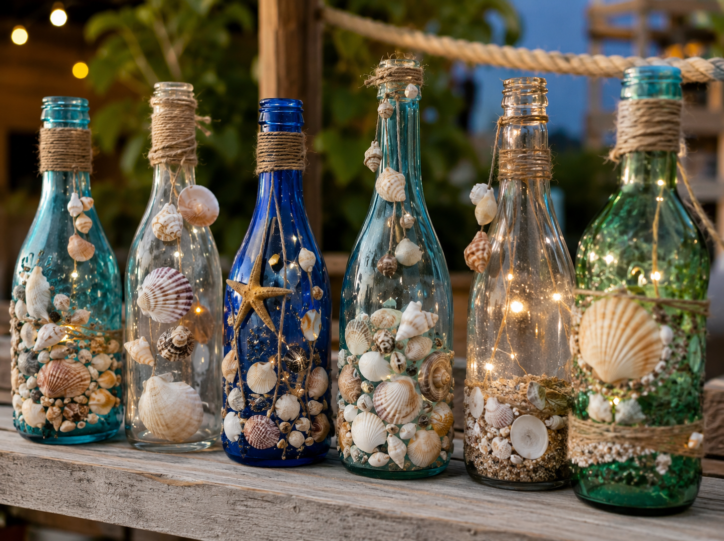 Descubre las botellas de vidrio decoradas con conchas para ti Descubre las botellas de vidrio decoradas con conchas para ti botellas de vidrio decoradas con conchas 2