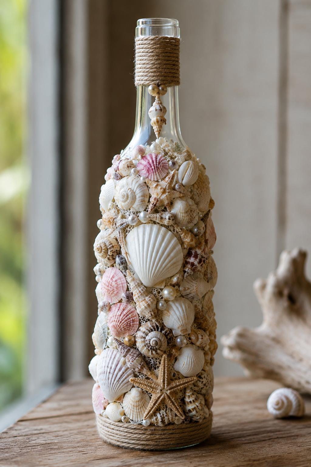Descubre las botellas de vidrio decoradas con conchas para ti Descubre las botellas de vidrio decoradas con conchas para ti botellas de vidrio decoradas con conchas 4
