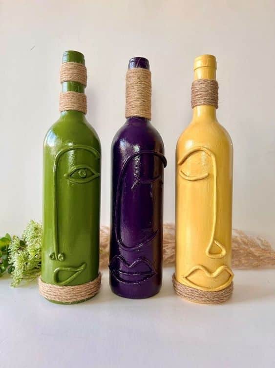 botellas decoradas creativamente 7