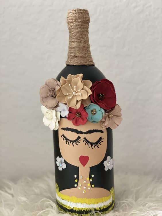 botellas decoradas creativamente