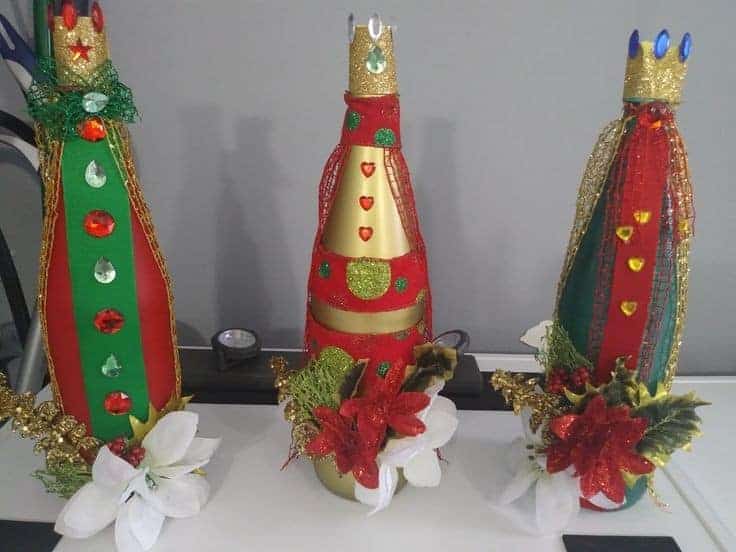 botellas decoradas reyes magos 1