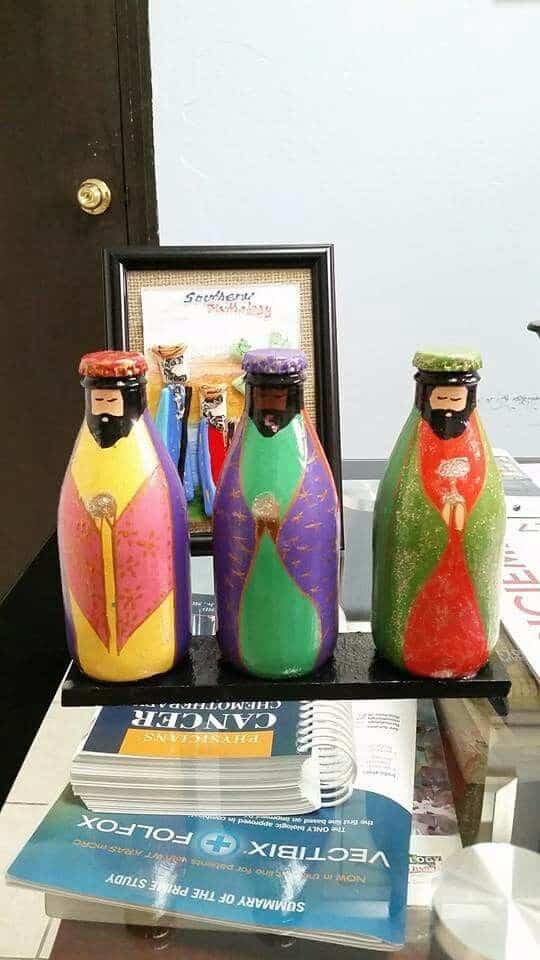 botellas decoradas reyes magos 7