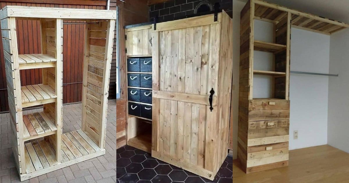 Closets Con Madera Reciclada Para Decorar Tu Hogar