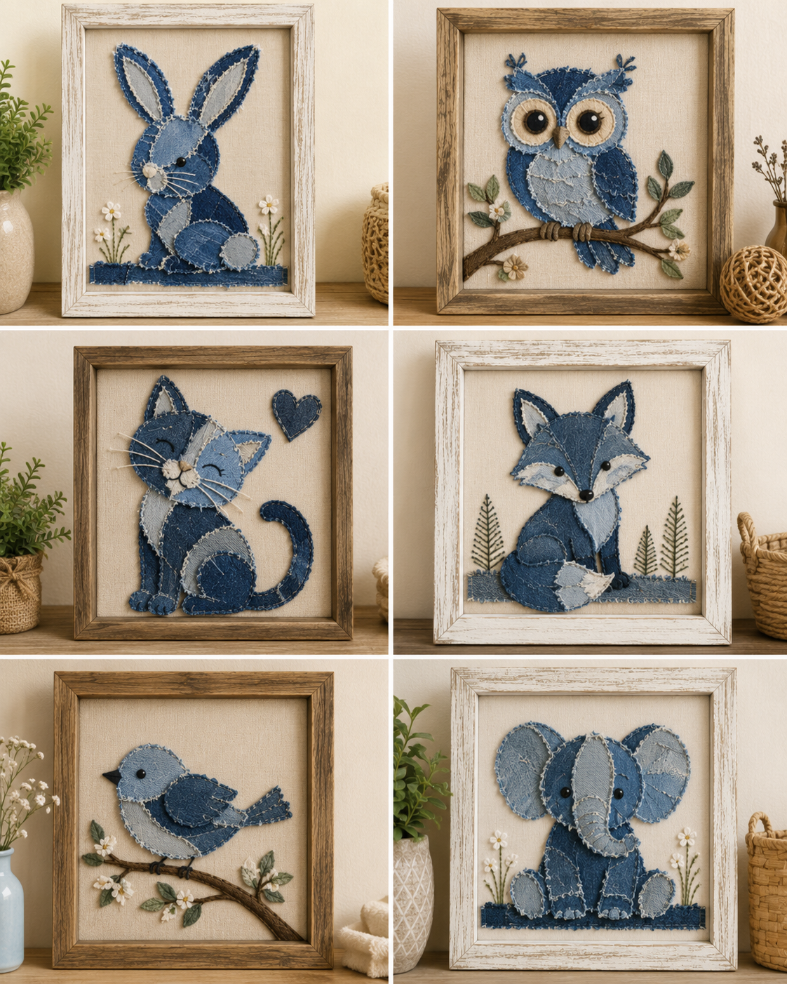 Cómo hacer animalitos con trozos de jeans paso a paso Cómo hacer animalitos con trozos de jeans paso a paso como hacer animalitos con trozos de jeans paso a paso 1