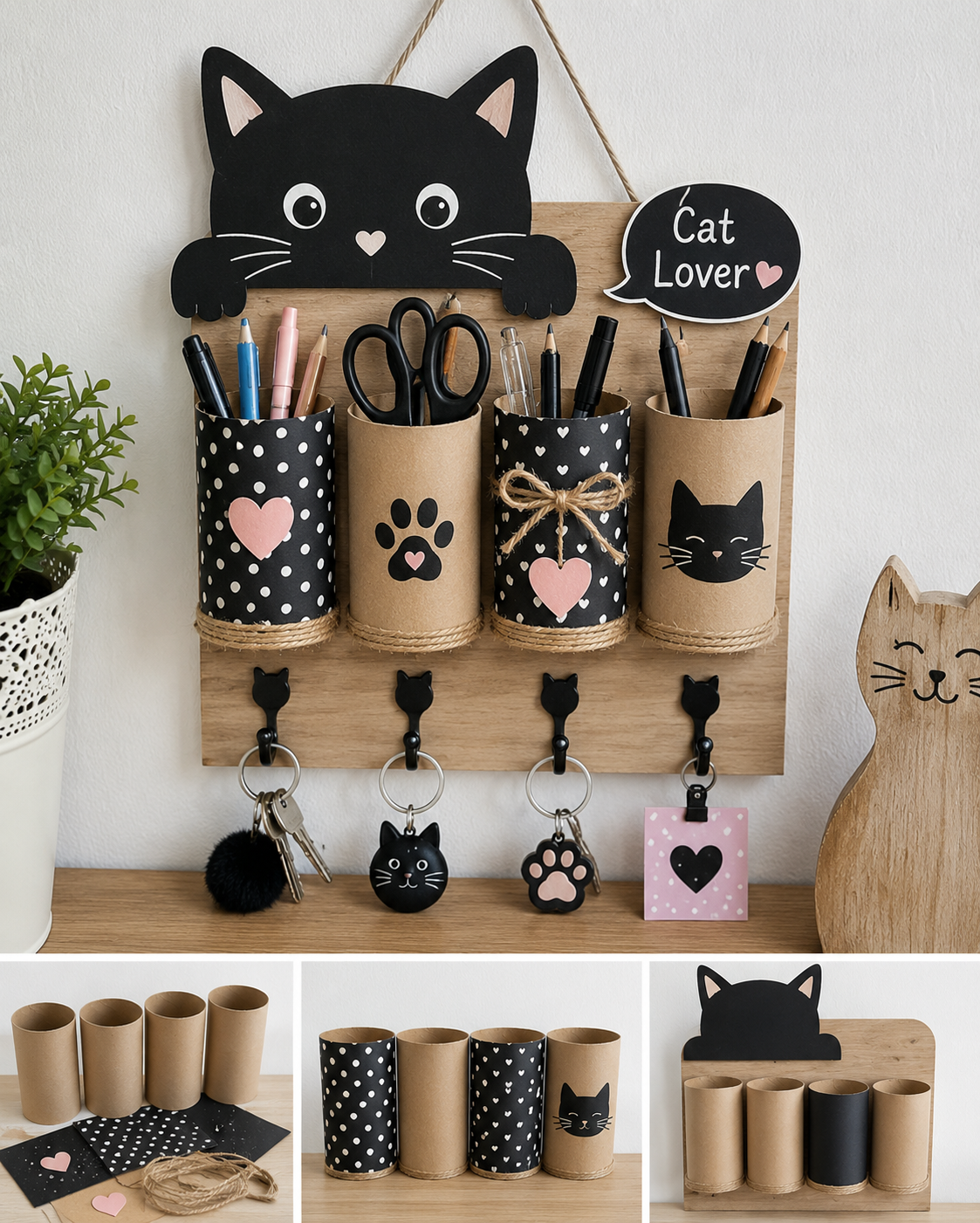 Crea tu propio organizador de pared “Cat Lover”: ideas DIY para decorar y ordenar con estilo felino Crea tu propio organizador de pared “Cat Lover”: ideas DIY para decorar y ordenar con estilo felino crea tu propio organizador de pared cat lover 2
