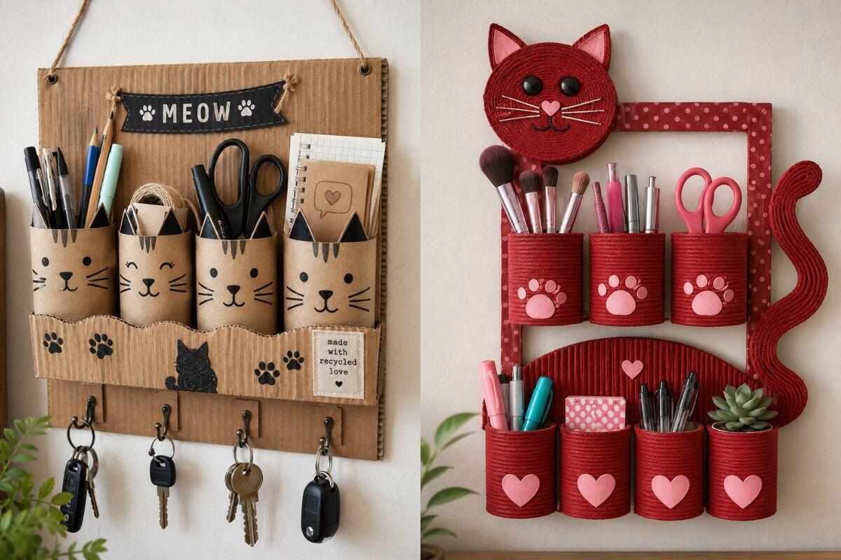 Crea tu propio organizador de pared “Cat Lover”: ideas DIY para decorar y ordenar con estilo felino Crea tu propio organizador de pared “Cat Lover”: ideas DIY para decorar y ordenar con estilo felino crea tu propio organizador de pared cat lover