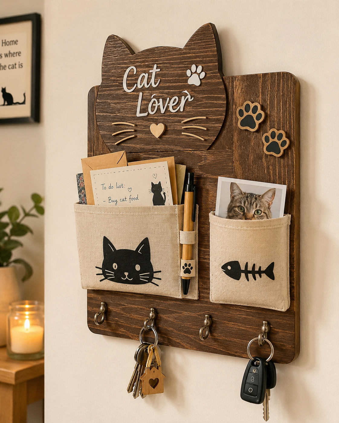 Crea tu propio organizador de pared “Cat Lover”: ideas DIY para decorar y ordenar con estilo felino Crea tu propio organizador de pared “Cat Lover”: ideas DIY para decorar y ordenar con estilo felino crea tu propio organizador de pared cat lover