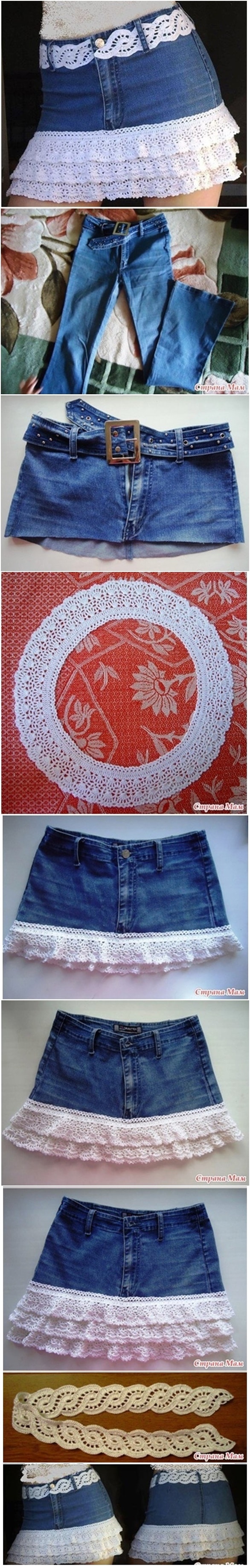 crochet-fringed-jean-skirt