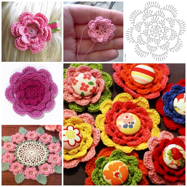 crochet irish rose