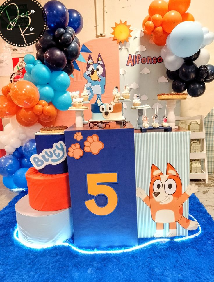 decoracion de bluey y bingo 3