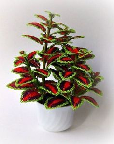 decoracion plantas en crochet 2