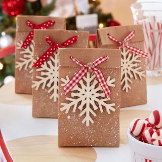 decorar bolsas de papel para regalos de navidad 15