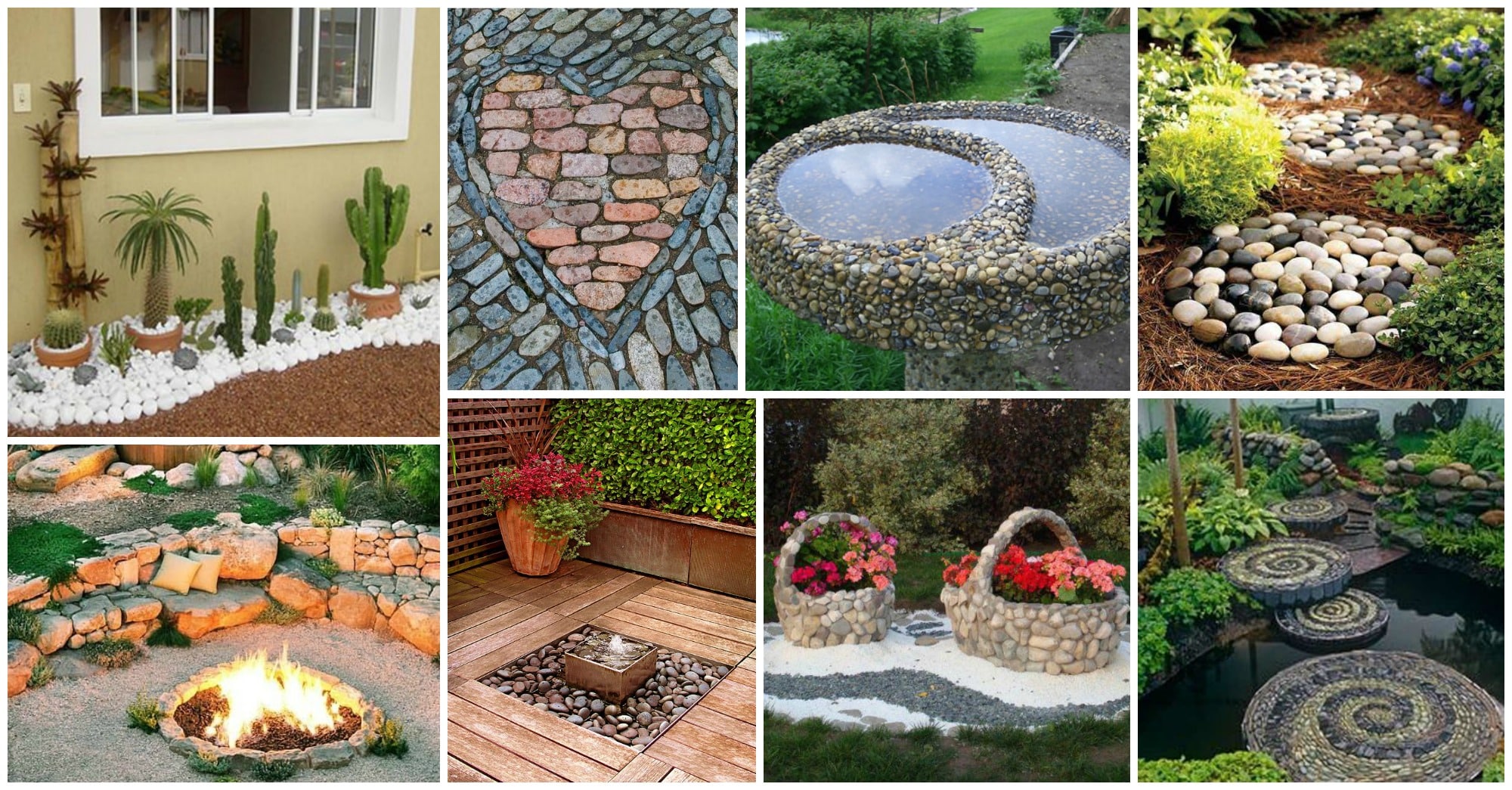 20+ Hermosas Ideas Para Decorar Tu Jardín Con Piedras