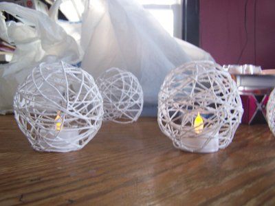 esferas de hilo para decorar fiestas 2