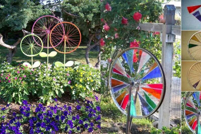 Formas de reutilizar ruedas de bicicleta viejas: ideas creativas, sostenibles y decorativas formas de reutilizar ruedas de bicicleta viejas
