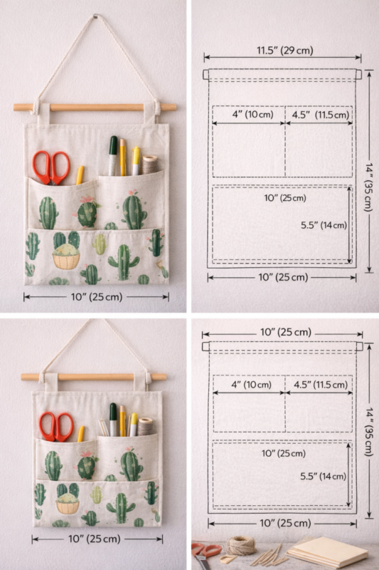 Geniales organizadores de tela que puedes hacer tú mismo geniales organizadores de tela que puedes hacer tu mismo 5 scaled