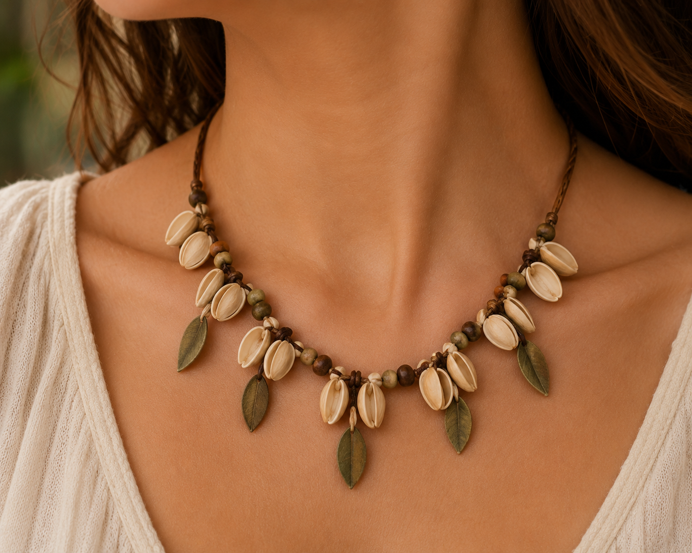 Hacer Collares con Cáscaras de Pistaches Hacer Collares con Cáscaras de Pistaches hacer collares con cascaras de pistaches 1
