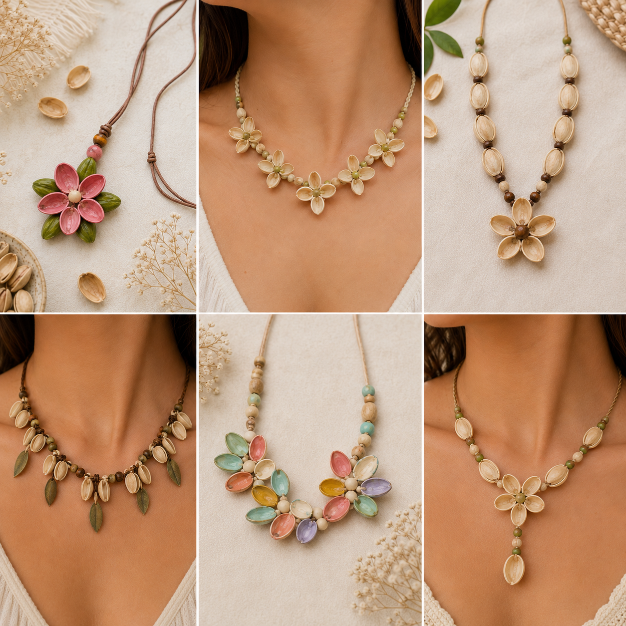 Hacer Collares con Cáscaras de Pistaches Hacer Collares con Cáscaras de Pistaches hacer collares con cascaras de pistaches 3