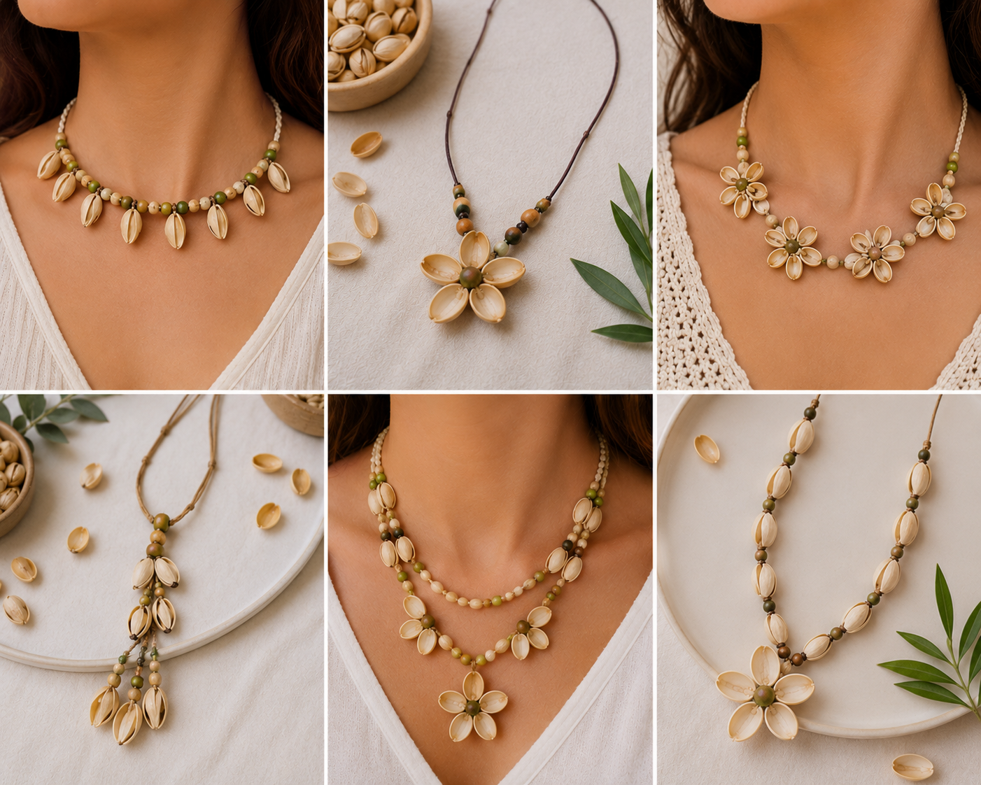 Hacer Collares con Cáscaras de Pistaches Hacer Collares con Cáscaras de Pistaches hacer collares con cascaras de pistaches 6