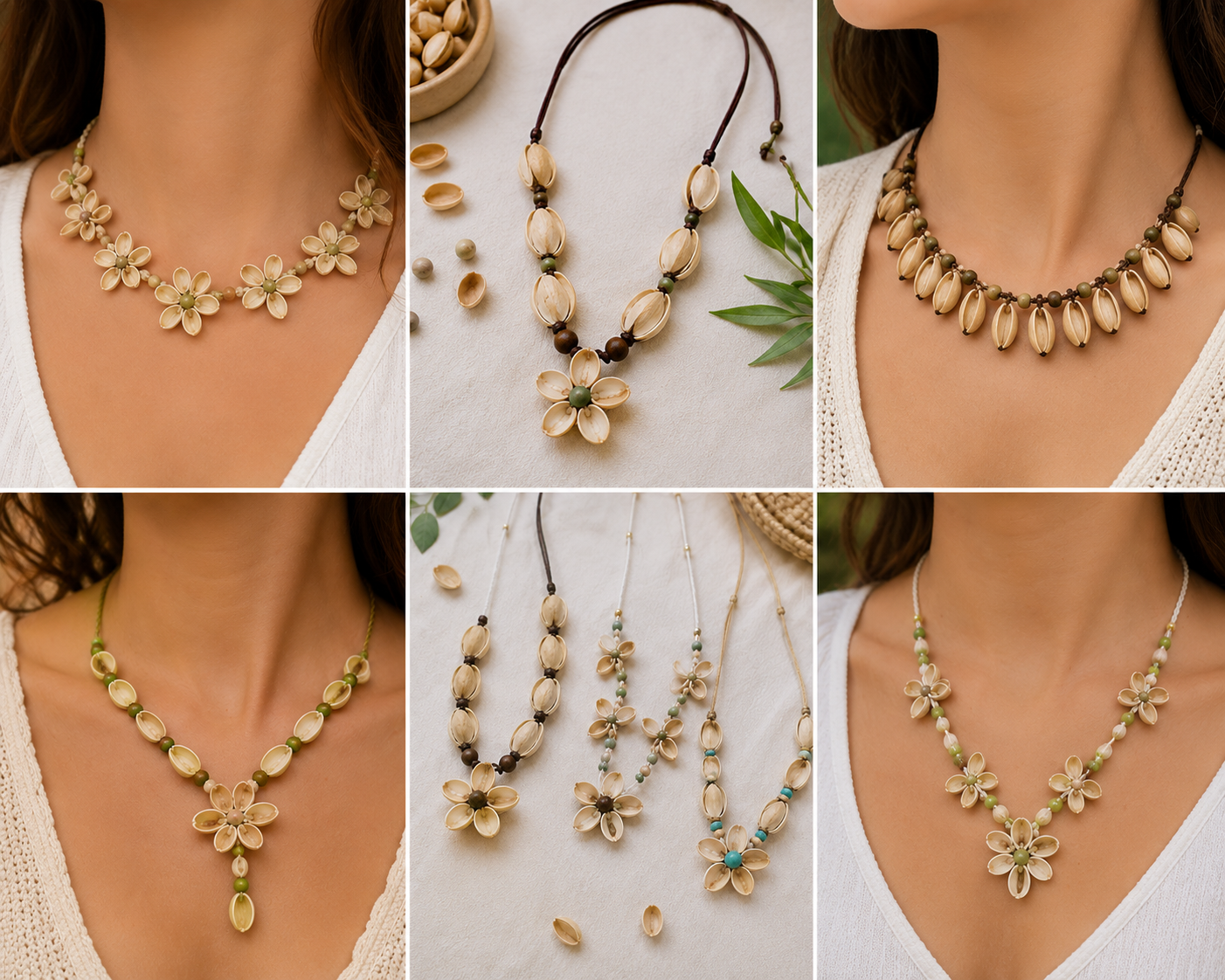 Hacer Collares con Cáscaras de Pistaches Hacer Collares con Cáscaras de Pistaches hacer collares con cascaras de pistaches