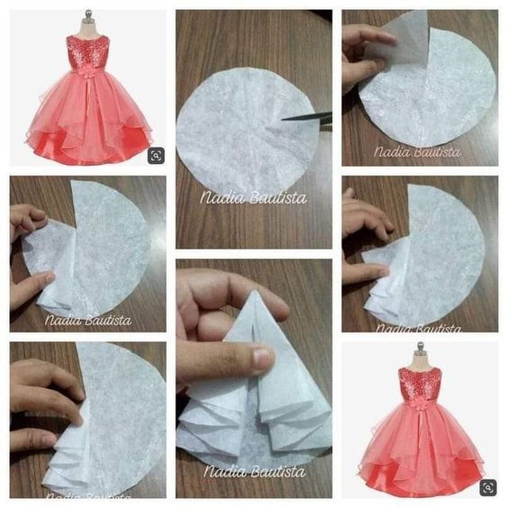 hacer un vestido de muneca sencillo 8