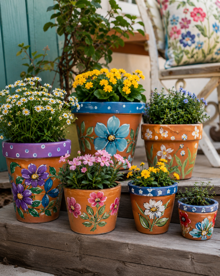 Hermosas macetas pintadas a mano para decorar tu hogar Hermosas macetas pintadas a mano para decorar tu hogar hermosas macetas pintadas a mano para decorar tu hogar