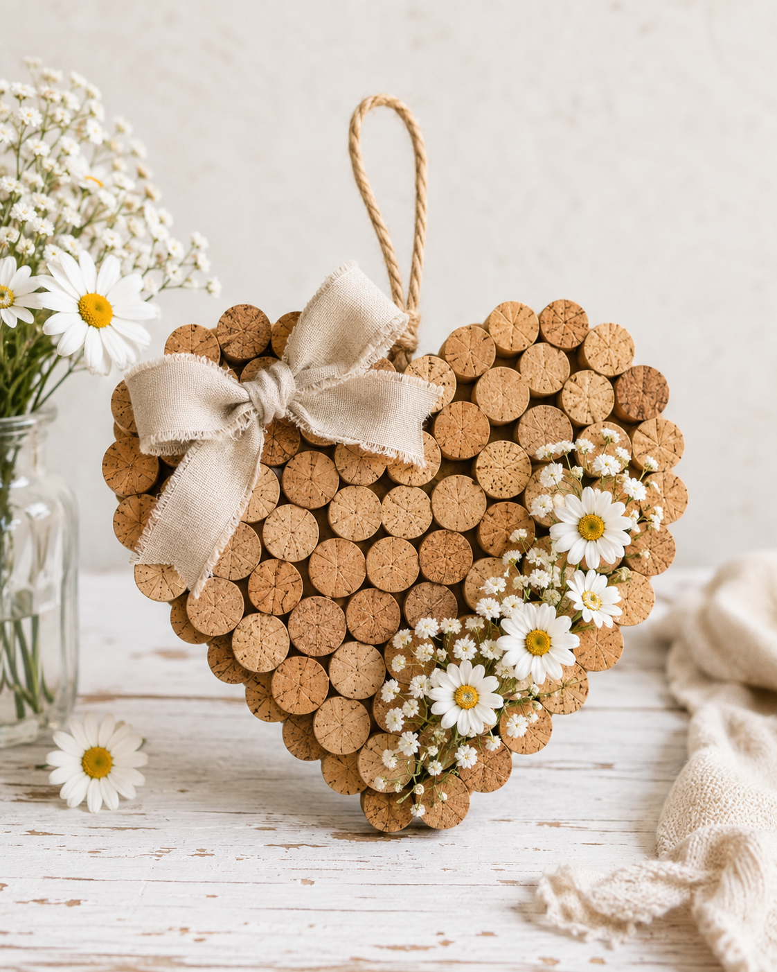 Hermosos corazones de corcho para inspirarte: ideas creativas y fáciles para decorar Hermosos corazones de corcho para inspirarte: ideas creativas y fáciles para decorar hermosos corazones de corcho para inspirarte 1