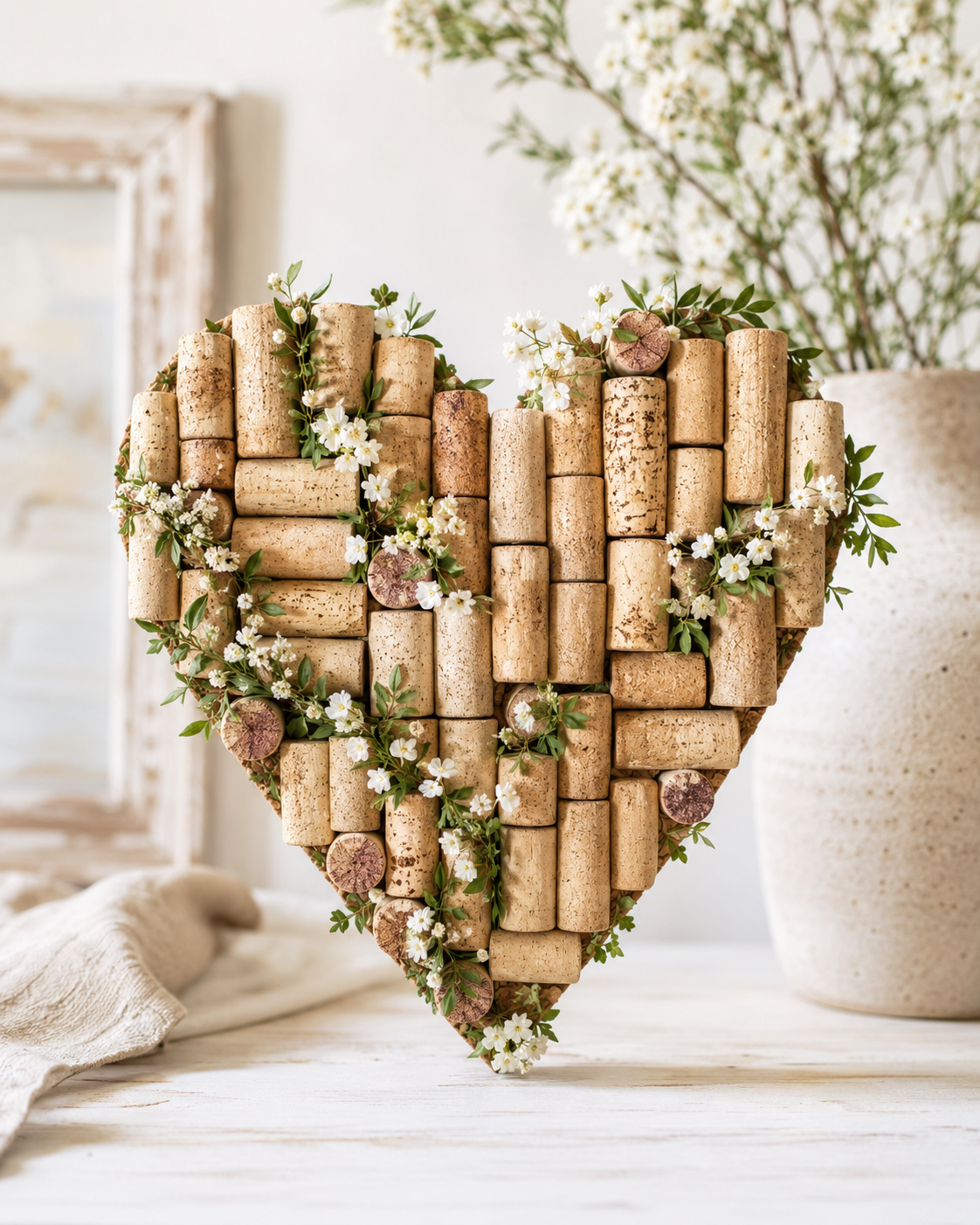 Hermosos corazones de corcho para inspirarte: ideas creativas y fáciles para decorar Hermosos corazones de corcho para inspirarte: ideas creativas y fáciles para decorar hermosos corazones de corcho para inspirarte 2