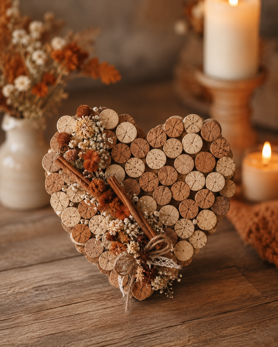 Hermosos corazones de corcho para inspirarte: ideas creativas y fáciles para decorar Hermosos corazones de corcho para inspirarte: ideas creativas y fáciles para decorar hermosos corazones de corcho para inspirarte 6