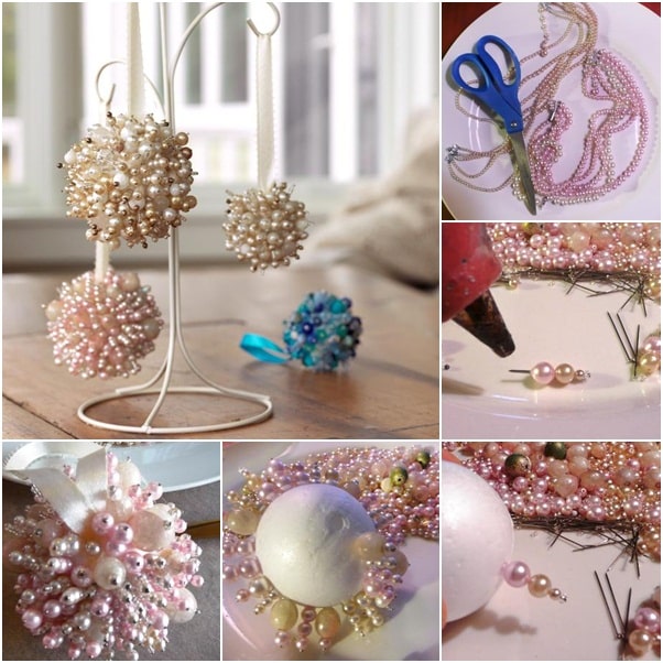 homemade-christmas-tree-ornaments-pearls-foam-ball-instructions