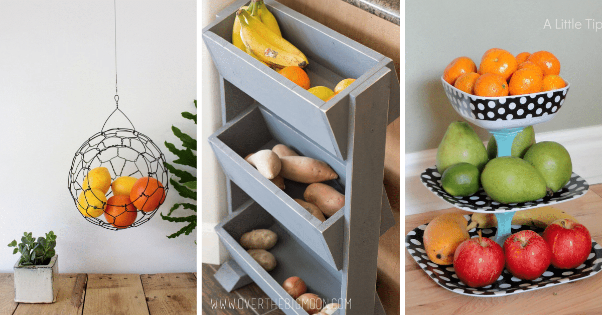 ideas almacenamiento frutas verduras