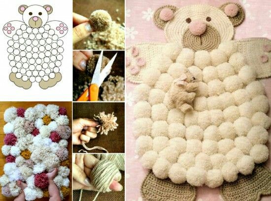 ideas creativas de hacer alfombras lana 1