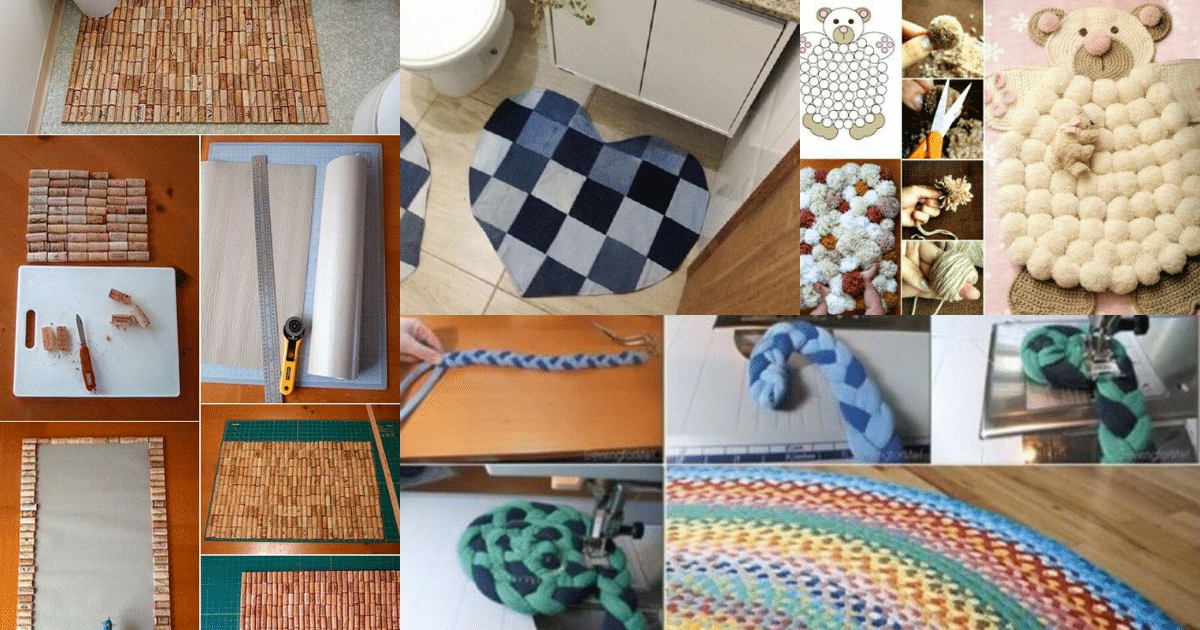 ideas creativas de hacer alfombras