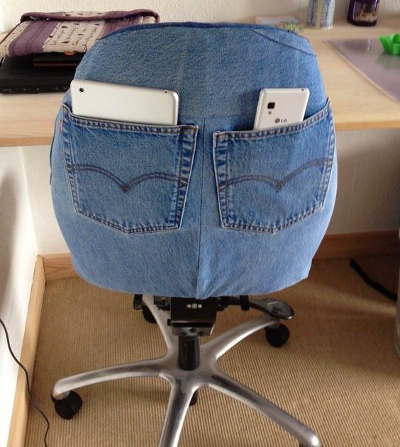 ideas creativas hechas con bolsillos de jeans 12