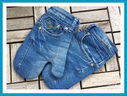 ideas creativas hechas con bolsillos de jeans 14