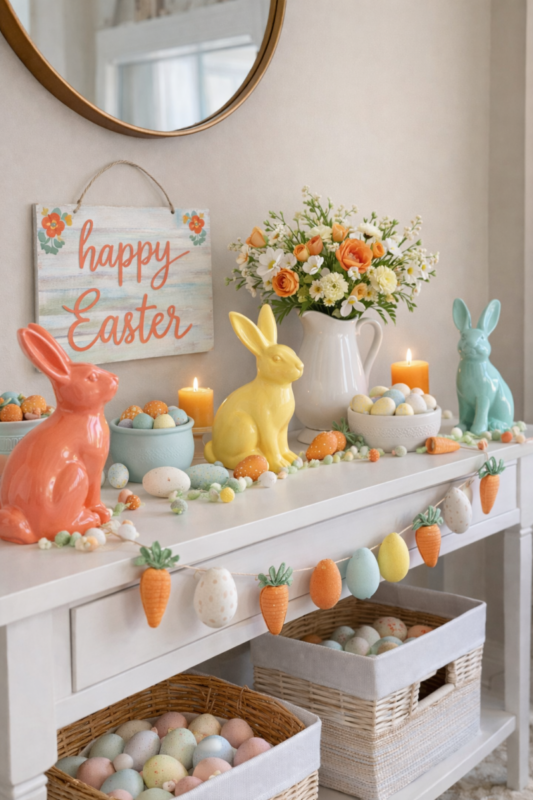 Ideas creativas para decorar el pasillo en Pascua: transforma tu hogar con encanto primaveral ideas creativas para decorar el pasillo en pascua 2 scaled