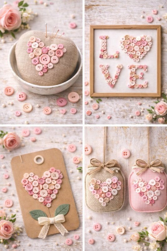 Por qué los corazones con botones funcionan tan bien ideas de corazones hechos con botones 3 scaled