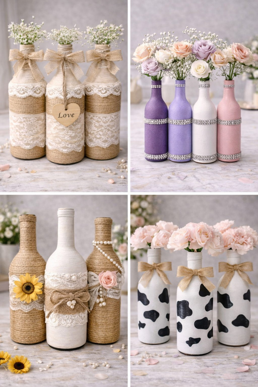 Ideas de decoración con botellas de vidrio para el Día de la Madre Ideas de decoración con botellas de vidrio para el Día de la Madre ideas de decoracion con botellas de vidrio para el dia de la madre 3