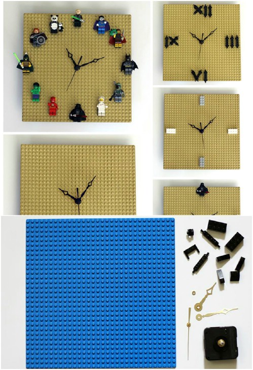 ideas de relojes hechos con materiales reciclados 7